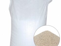 Купить Песок дроблёный кварцевый фракция 0.5-1.2 в мешках (25 кг)