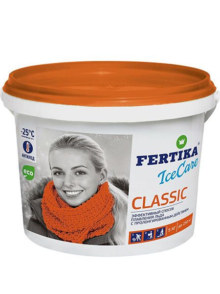 Купить Противогололедный реагент FERTIKA ICECARE CLASSIC – 25°C (5 кг.)
