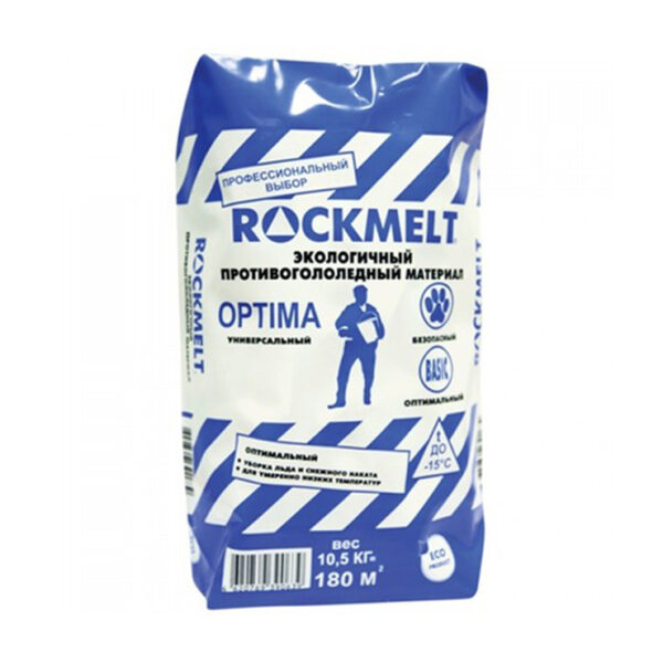 Купить Противогололедный реагент Rockmelt Optima в мешках (10,5 кг)