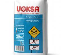 Купить Противогололедный реагент UOKSA Кристалл -15C (1 кг)